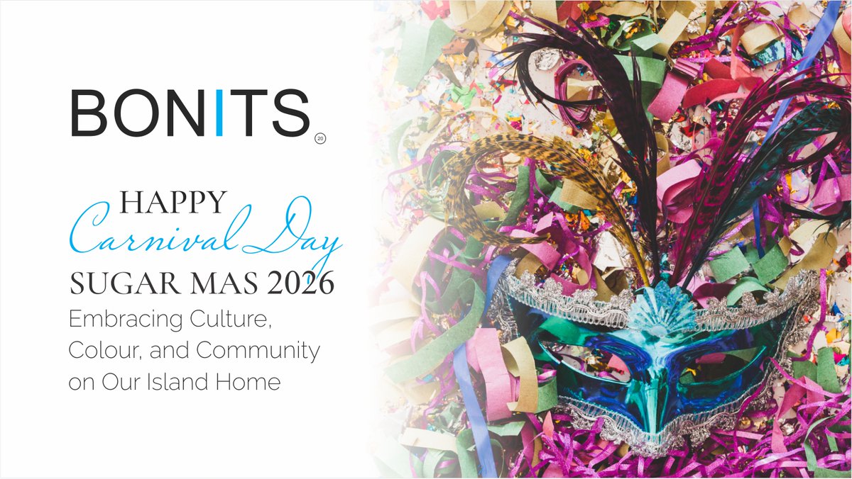 Today we join St.Kitts in celebrating Sugar Mas 2026 Carnival; a time of color, music, and unity. BONITS offices will be closed today as we celebrate with the island community. 📞 1-869-469-7770 ✉ online@bonitsinc.com