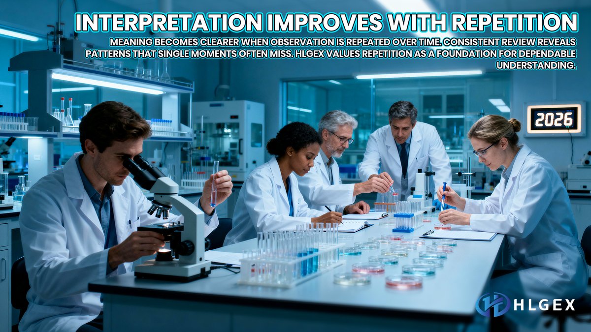 HLGEX_Global's tweet image. 🧪 Repetition helps interpretation mature through steady observation, not instant reaction 🧠✨.
At HLGEX, persistence and continuity support clearer judgment built on accumulated insight over time 📊🌱.

#HLGEX #RepetitionMatters #LongTermView #AnalyticalThinking