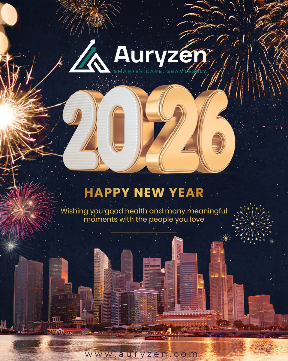 AuryzenHealth's tweet photo. Happy New Year ✨

Wishing you good health and many meaningful moments with the people you love.

👉 Start the year by caring for yourself and your loved ones

#HappyNewYear
#Auryzen #NewYear2026 #GoodHealth #CareForYourself #CareForLovedOnes #HealthyLiving #NewBeginnings https://t.co/SIGuApsOg5
