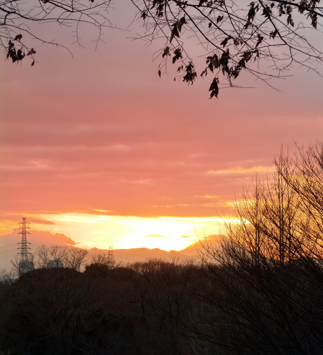 美しすぎる𝓜𝓽.𝓕𝓾𝓳𝓲の夕焼け🗻 