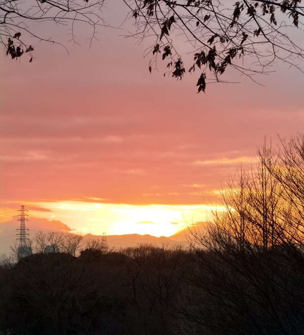 美しすぎる𝓜𝓽.𝓕𝓾𝓳𝓲の夕焼け🗻 