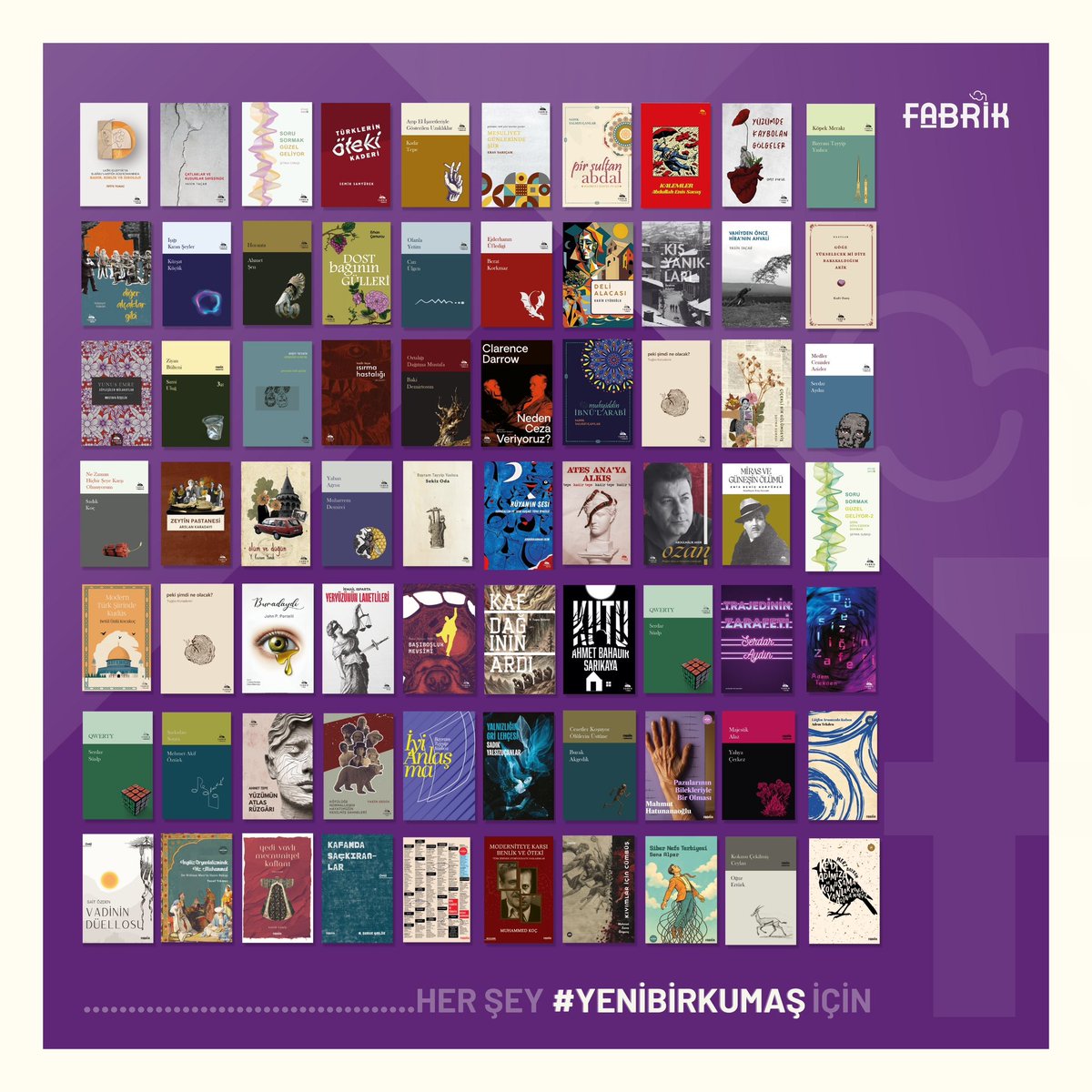 🛤️ 2023’te yola çıktık,

bugün şiirden kurmacaya, eleştiriden incelemeye; akademiden tasavvufa ve nicesine uzanan 70 kitaba ulaştık. 📚✍🏼

☄️⚡️ ruhsatsiz.com’da ise 100’den fazla yazarın metinlerine tanıklık ettik; farklı seslerle karşılaştık.

#YeniBirKumaş 🏭