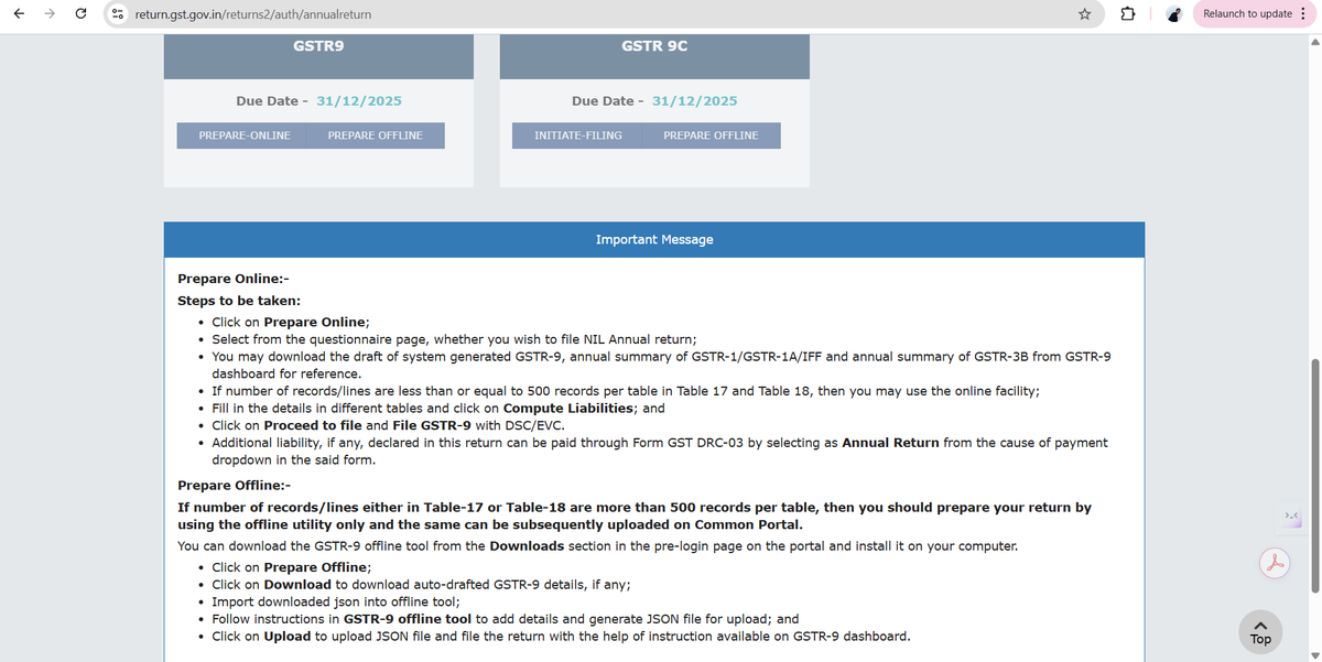 iamguptarohan's tweet photo. @GST_Council @Infosys_GSTN In many instances, the GSTR-9 is blocked even when all the returns pertaining to that year is filed. #extendduedateimmediately #gstr9extension https://t.co/uq32IO7vBU