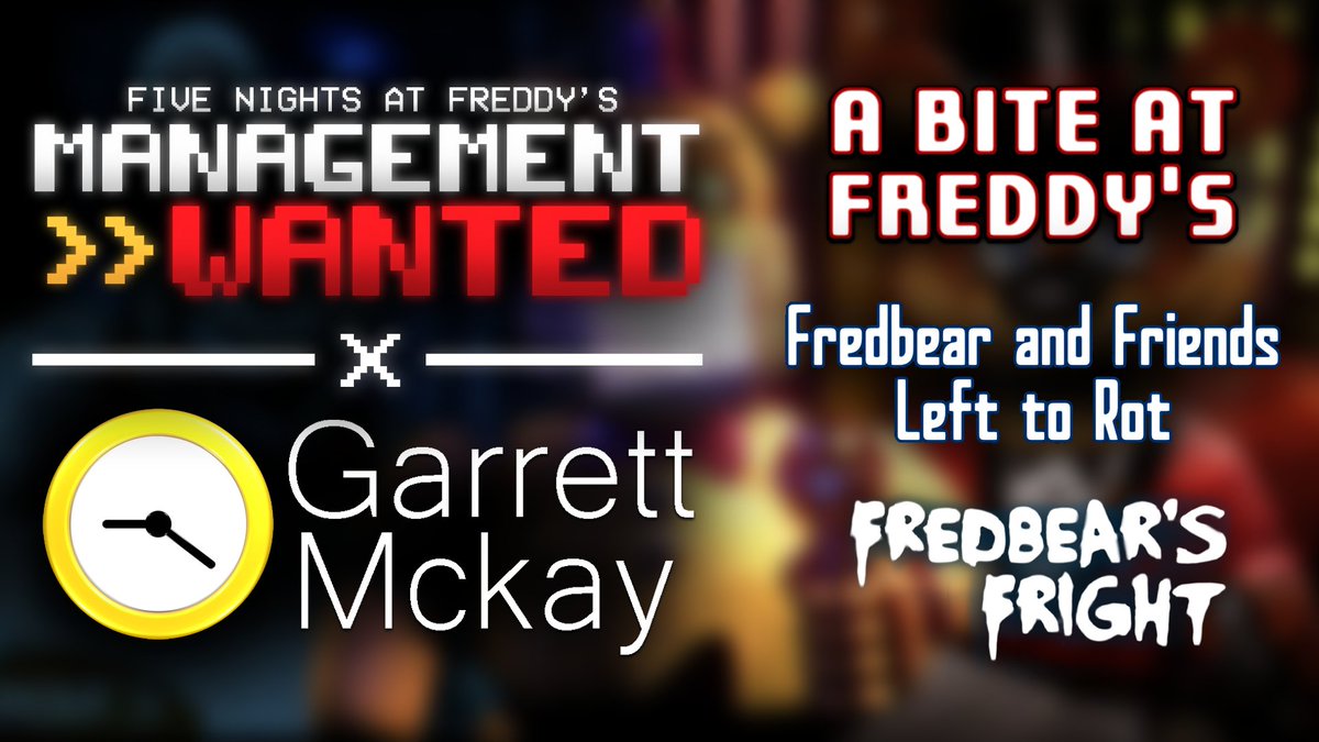We're proud to announce an official collaboration with @GarrettMcKaydev  !! 🙏

This collab will bring content from:
- A Bite at Freddy's
- Fredbear and Friends: Left to Rot
- Fredbear's Fright
You can expect these games in a future update post-1.0!

Happy New Year! 🎉🥳