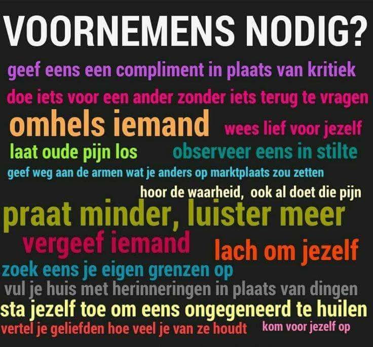 Gratis goede voornemens 👇