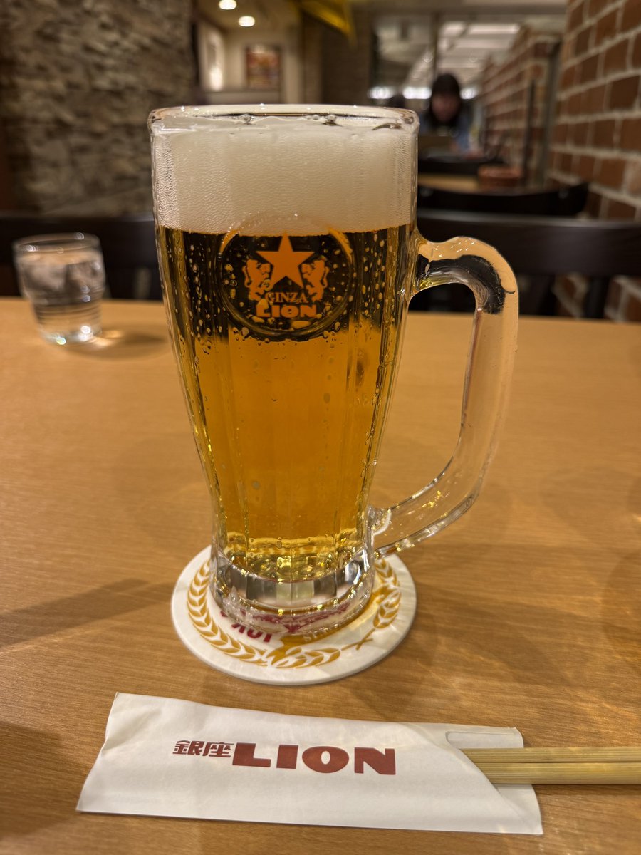 maabbkk's tweet image. 買い出しついでに銀座ライオン🍻
みなさん良いお年を！