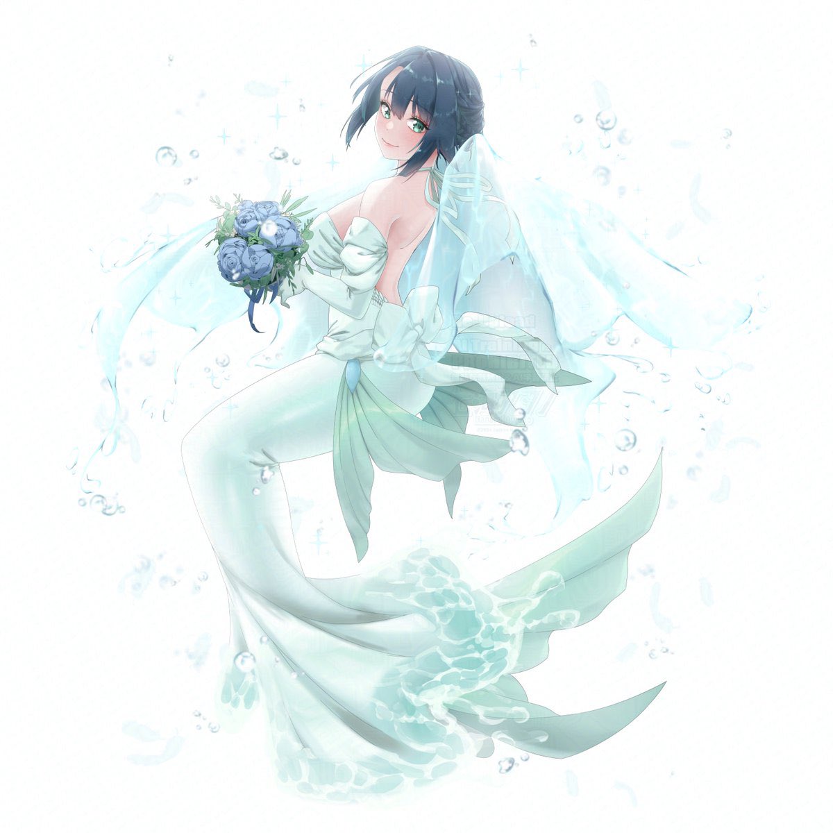 #2025年自分が選ぶ今年の4枚
色んなナナちゃん描けました🧜‍♀️🩱 