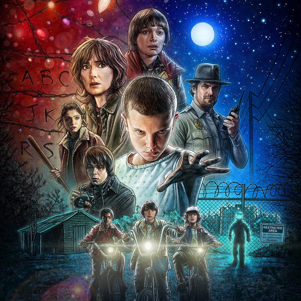 DiscussingFilm's tweet image. ‘STRANGER THINGS’ ends today after 9 years.