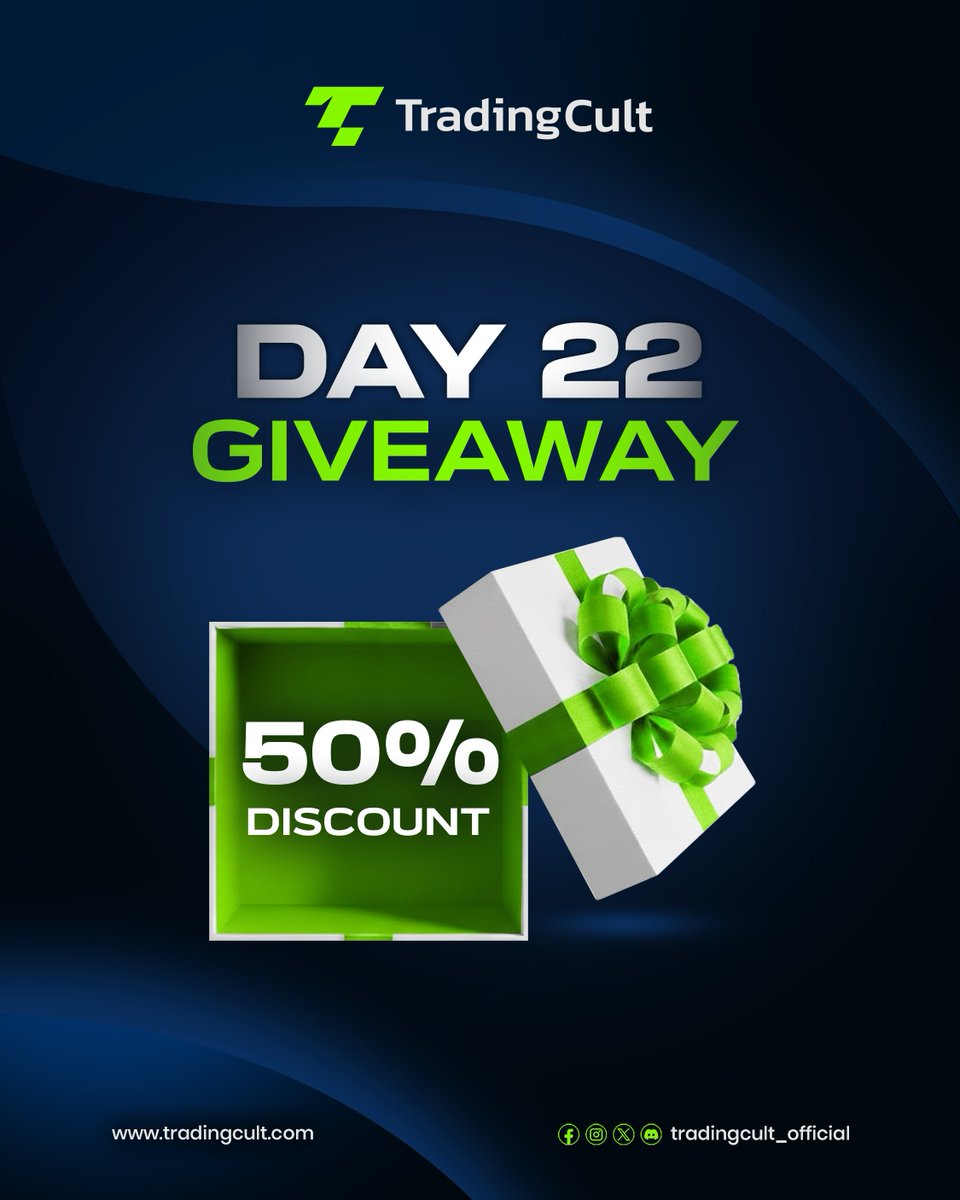 trading_cult's tweet photo. 1 DAY LEFT!⏰

Day 22 of the Giveaway completed!                       

Congrats to our 3 winners from the Christmas Giveaway — you just secured  a  50% OFF any challenge of your choice!     

@khalil345khalil 
@icMMXM
@sanisanoussia 

 Your gifts are on the way!

Didn't win this time? No worries… YOU can still win next!  Post your trades, tag us, or use #tradingcult for a chance to be tomorrow’s winner.                             

 Let’s see those charts! 📷