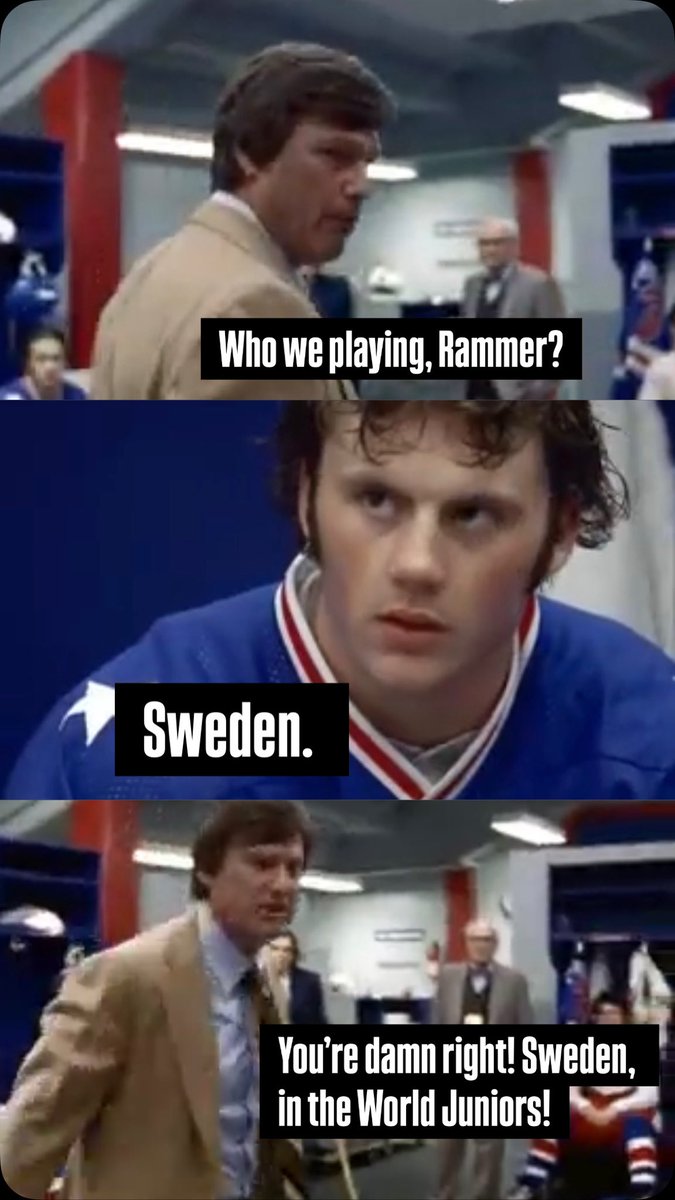 jordiebarstool's tweet photo. Happy USA vs Sweden at the World Juniors Day to all who observe 

OHHHHH MAMA DONT YOU CRYYYY https://t.co/zF3HNDJ8vH