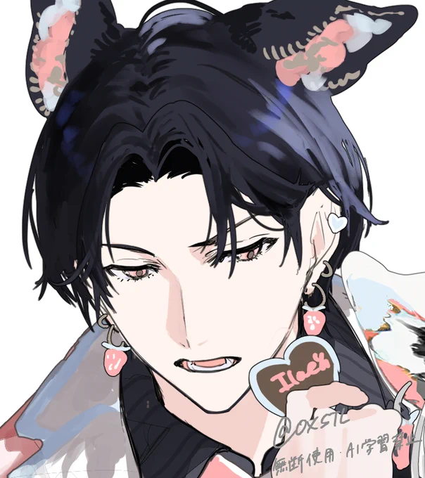 看板OCのケルモネ&ロスティです! 今年もありがとうございました～ 来年もよろしくお願いします