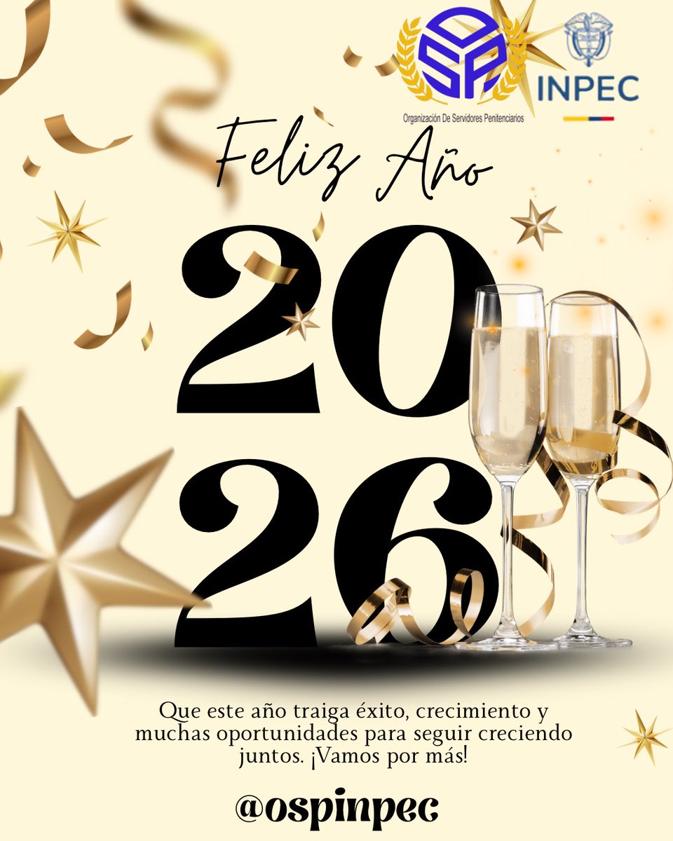 La Organización de Servidores Penitenciarios (OSP)  INPEC, <a href="/INPEC_Colombia/">INPEC Colombia</a> despedimos el 2025 con profundo agradecimiento por la entrega incansable, el compromiso y la resiliencia de todos nuestros compañeros y servidores que, día a día, velan por la seguridad, el orden y la