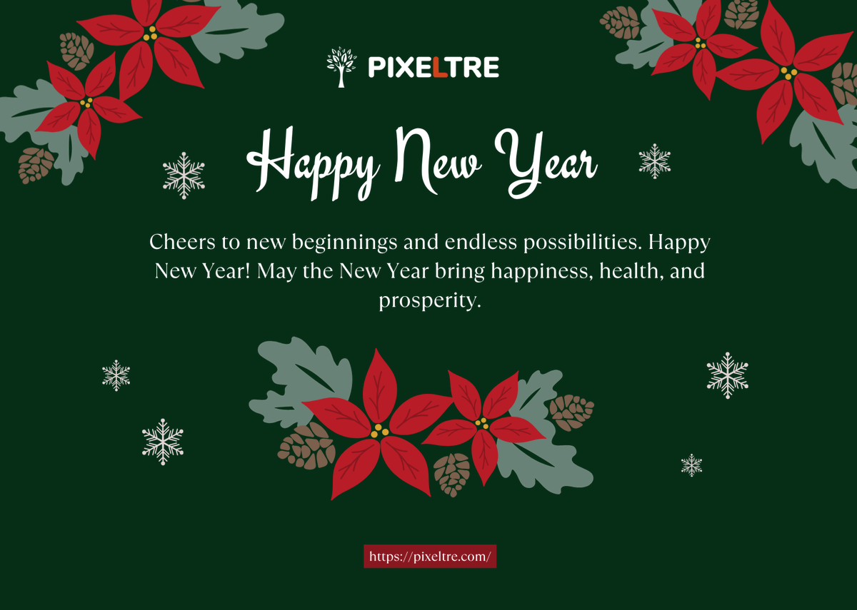 Pixel_Tre's tweet photo. 🎉✨ Happy New Year 2026! ✨🎉
🤖💡 Warm wishes from Pixeltre Solutions, Hosur 🏙️
🚀📊 May the new year bring smarter innovations, ⚙️ powerful AI solutions, and 📈 continued digital success for your business 🌐✨

#PixeltreSolutions #AIInnovation #ArtificialIntelligence https://t.co/0UpB1AsSDJ