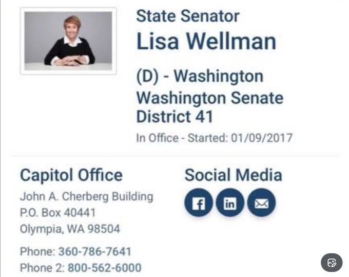 CuresIvermecti2's tweet image. @FBIDirectorKash this is admission of guilt.

Please arrest Sen. Lisa Wellman.