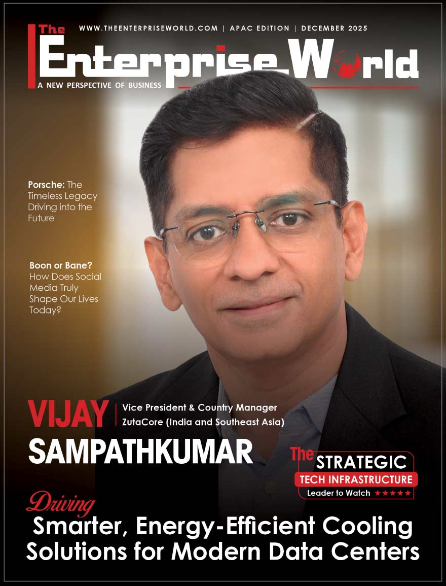 theenterprisew's tweet image. Vijay Sampathkumar, VP &amp;amp; Country Manager (India &amp;amp; SEA) at ZutaCore, is driving energy efficient, waterless cooling for high Bdensity data centers.

Read more: theenterpriseworld.com/vijay-sampathk…

#VijaySampathkumar #ZutaCore #GreenDataCenters #DataCenterInnovation #TheEnterpriseWorld