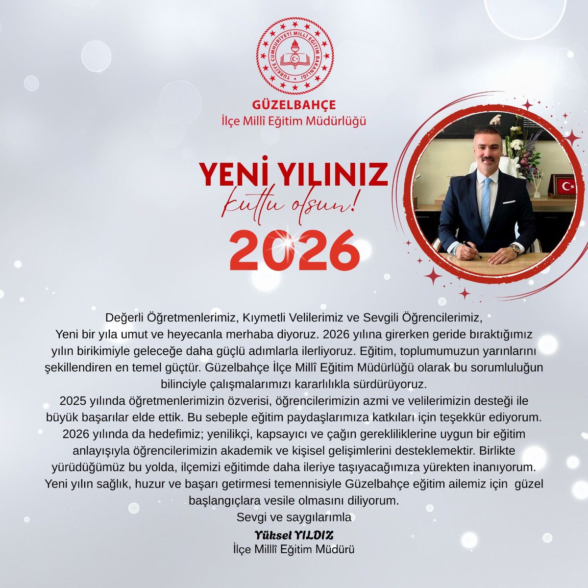 Yeni Yılınız Kutlu Olsun. @Guzelbahcekay <a href="/izmir_ilmem/">İzmir İl Milli Eğitim Müdürlüğü</a> <a href="/yuselyildiz/">Yüksel YILDIZ</a>