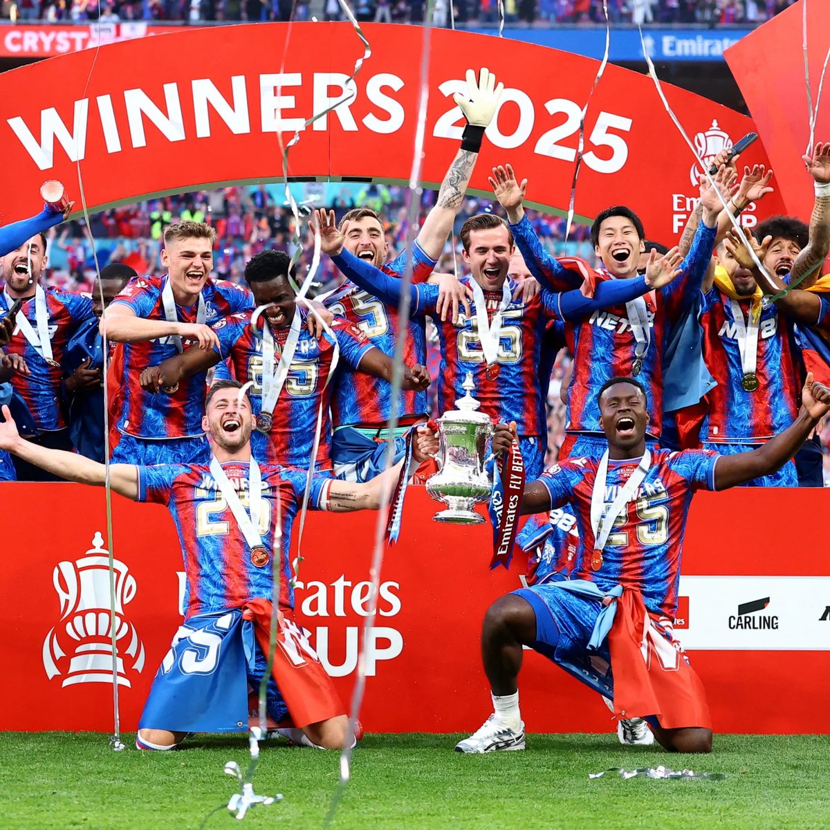 HLTCO's tweet image. As 2025 comes to a close, it’s difficult not to look back and feel emotional about what we as Palace fans experienced as a collective when winning the FA Cup at Wembley back in May. 

For multiple generations of our supporters, the idea of winning a major piece of silverware was…
