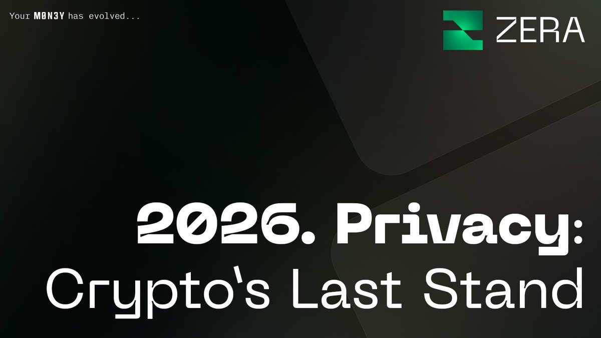 “There is no freedom without private money.”

Privacy: Crypto’s last stand.

When every payment and balance is timestamped, traceable, and publicly queryable, your “financial life” stops being personal and turns into raw material for whoever chooses to analyze it.

Crypto fixed