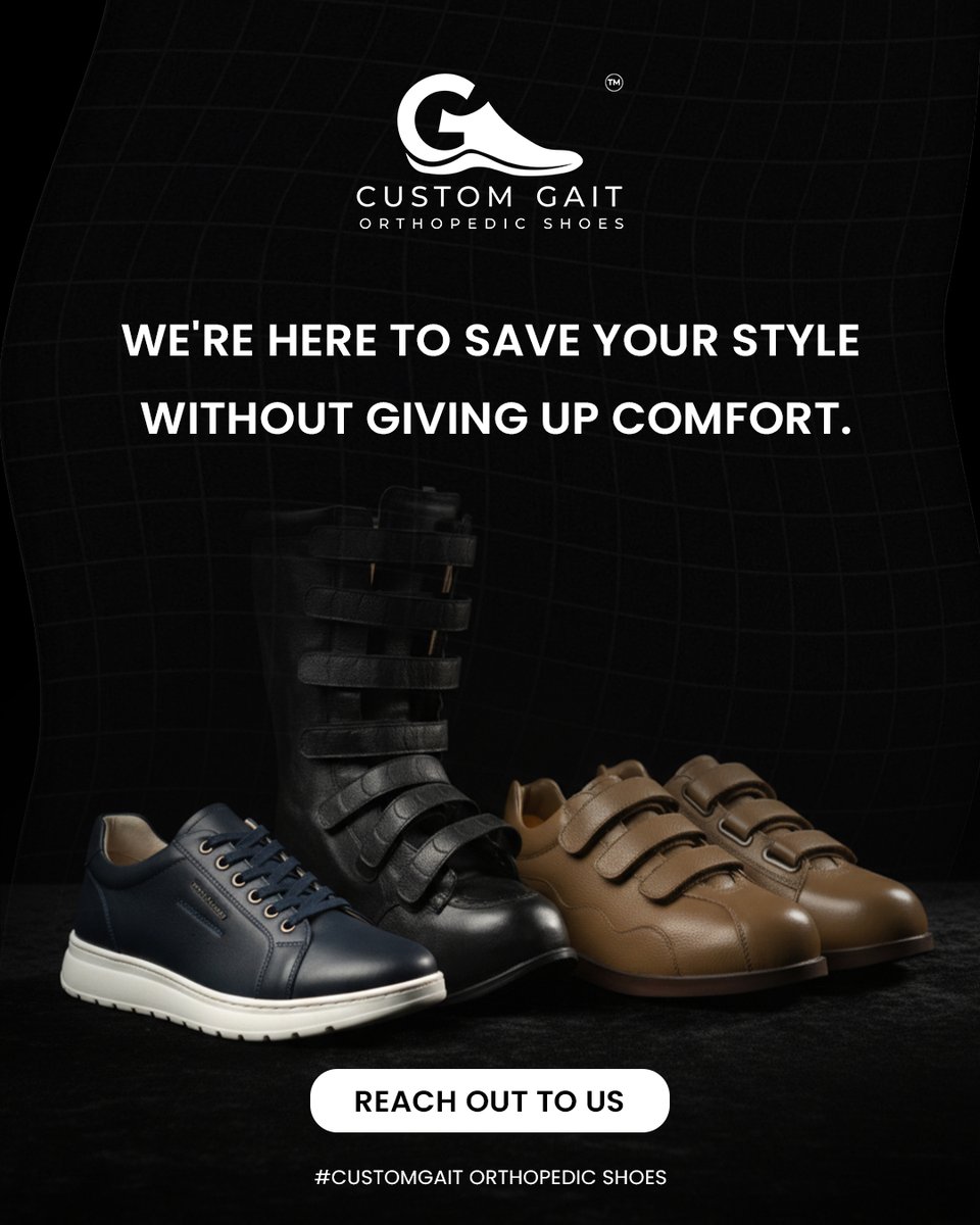 customgait2025's tweet photo. Customized support that reduces pressure. Gentle protection built into designs you actually want to wear. Everyday versatility without compromise.
Comfort doesn't mean clinical. Support doesn't mean ugly.
No more choosing between comfort and confidence. https://t.co/Flo1mSe90i