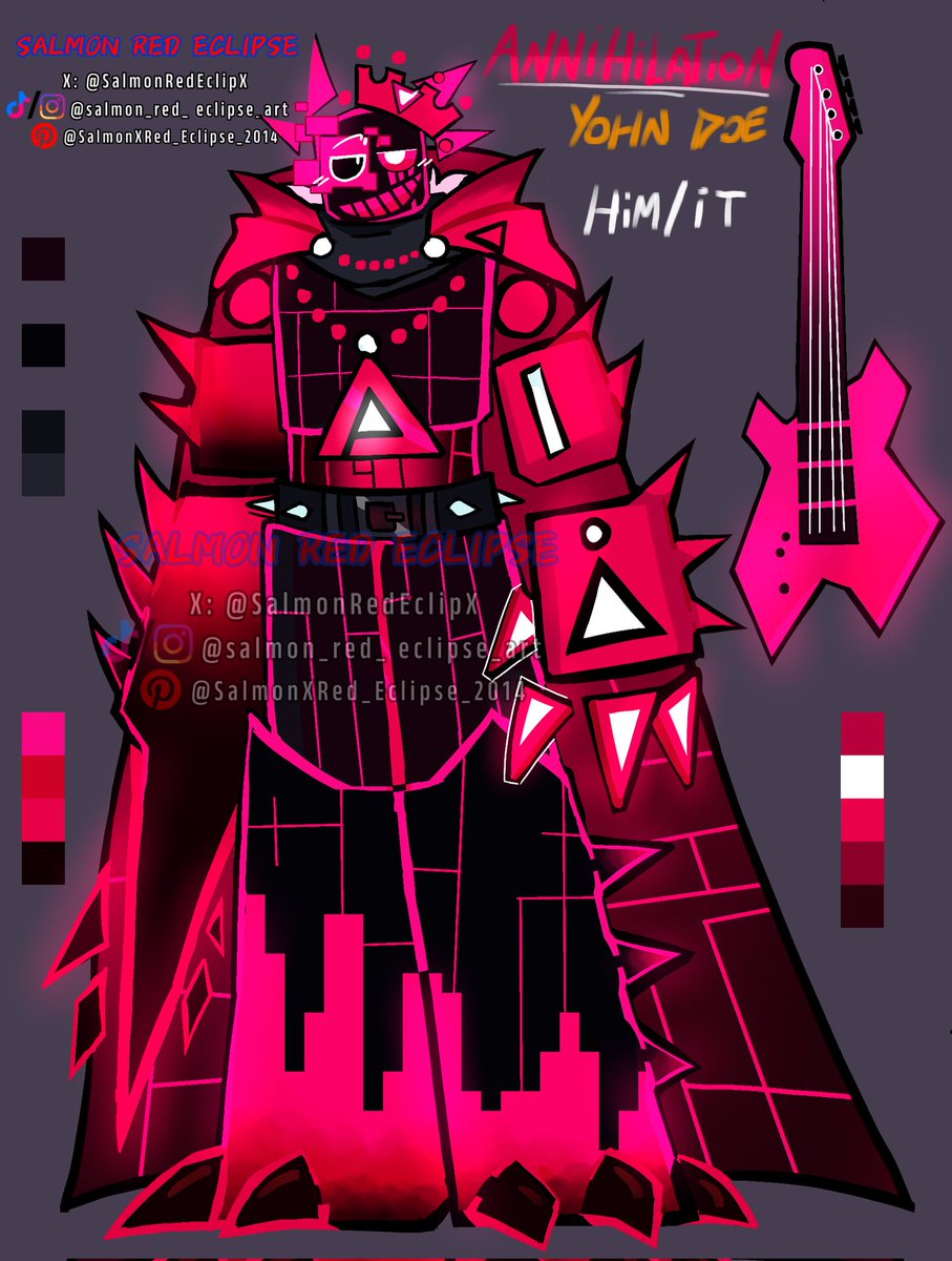RE-diseño, fanart de ⭕🔺Annihilation🔺⭕

VAMOS!, ya tengo nuevo diseño más lindo. (difícil XD) 

preparándome para salir de flop en tiktok 🧟‍♀️. más valga me vuelvas famosa 🫩

#forsaken #JustShapesAndBeats #JSAB