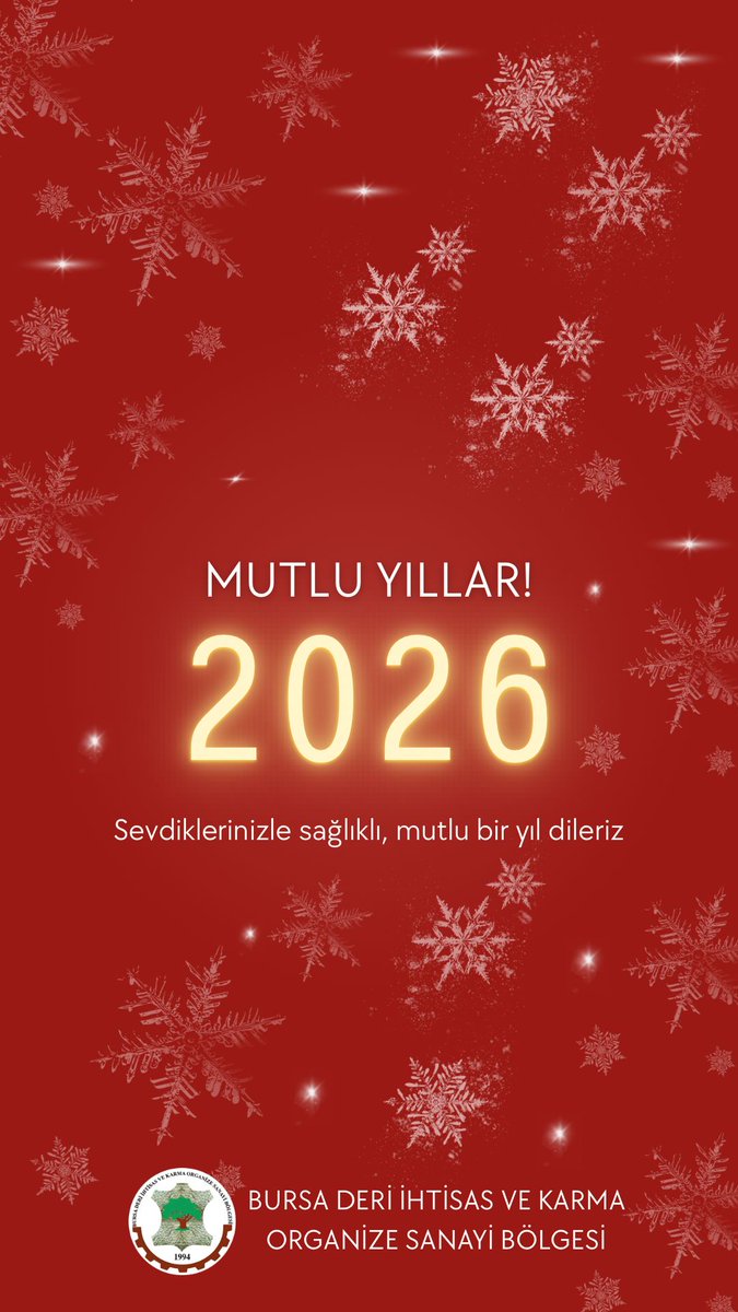 Mutlu yıllar. Sevdiklerinizle sağlıklı, mutlu bir yıl dileriz.