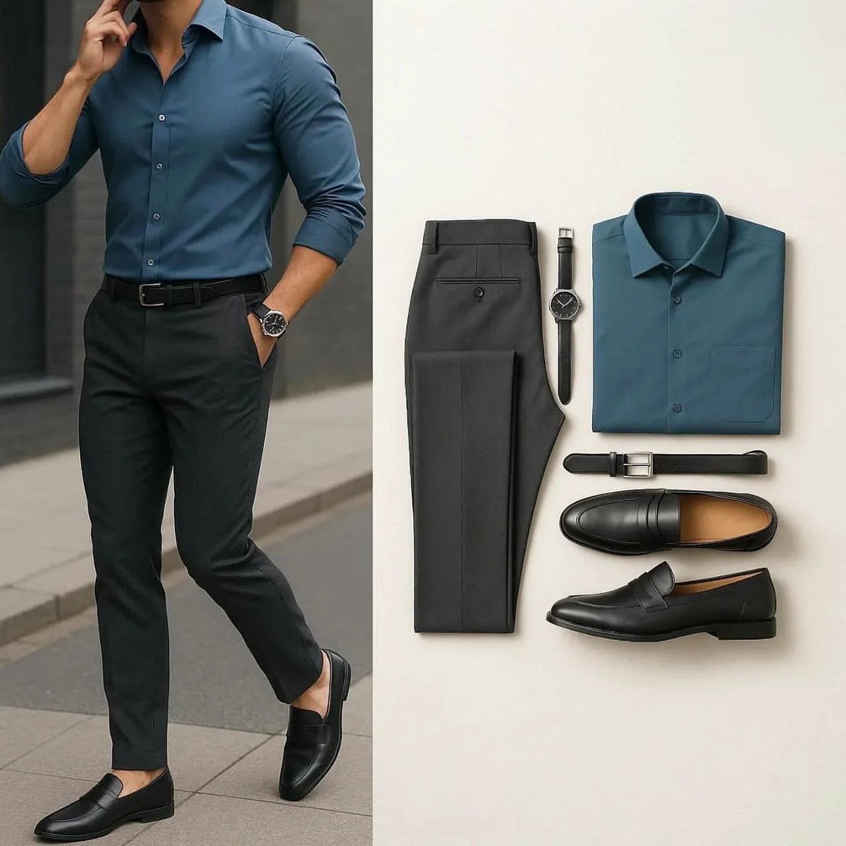elitemenfashion's tweet image. 9 Rich-Looking Outfits You Need to Try:

1.