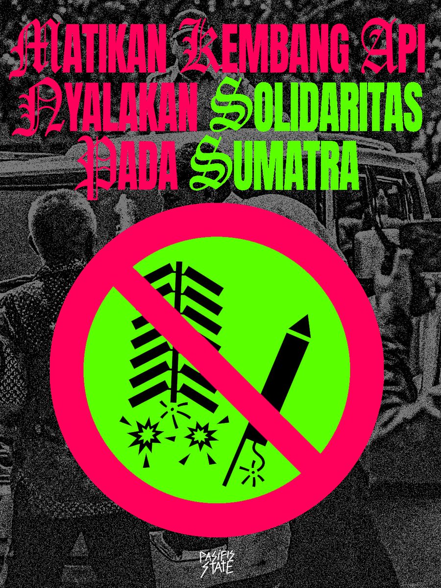pasifisstate's tweet image. Dan tentu saja solidaritas untuk Palestina, Papua, kalimantan, untuk tahanan politik aksi agustus 2025 dan semua tempat semua orang yang merasa masih belum merdeka! Jangan pernah padam