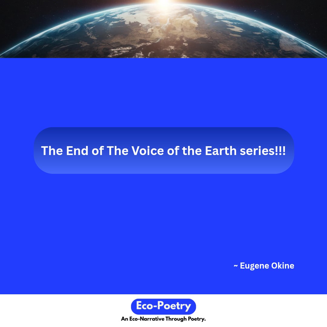 eco_poems's tweet photo. The Voice of the Earth series has come to an end.🎉 Thanks to everyone for the follows, likes, comments and reposts.🙏
Favorite poem? Reply below! 
Repost it, tag @eco_poems and keep the voice alive as another series unfolds!!!
#EcoPoetry #TheVoiceOfTheEarth #climateaction #poems https://t.co/e0ATBYKWxV