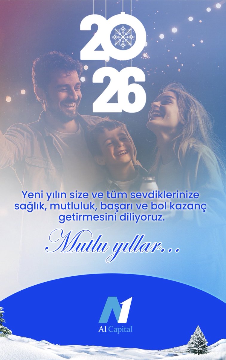 Yeni yıl sağlıkla, bol bereketiyle ve mutluluğuyla gelsin.

Umarım bu sene siyasi gelişmelerden çok bilançoları, şirket haberlerini konuşuruz.

Herkese bol kazançlı bir yıl diliyorum. #borsa
