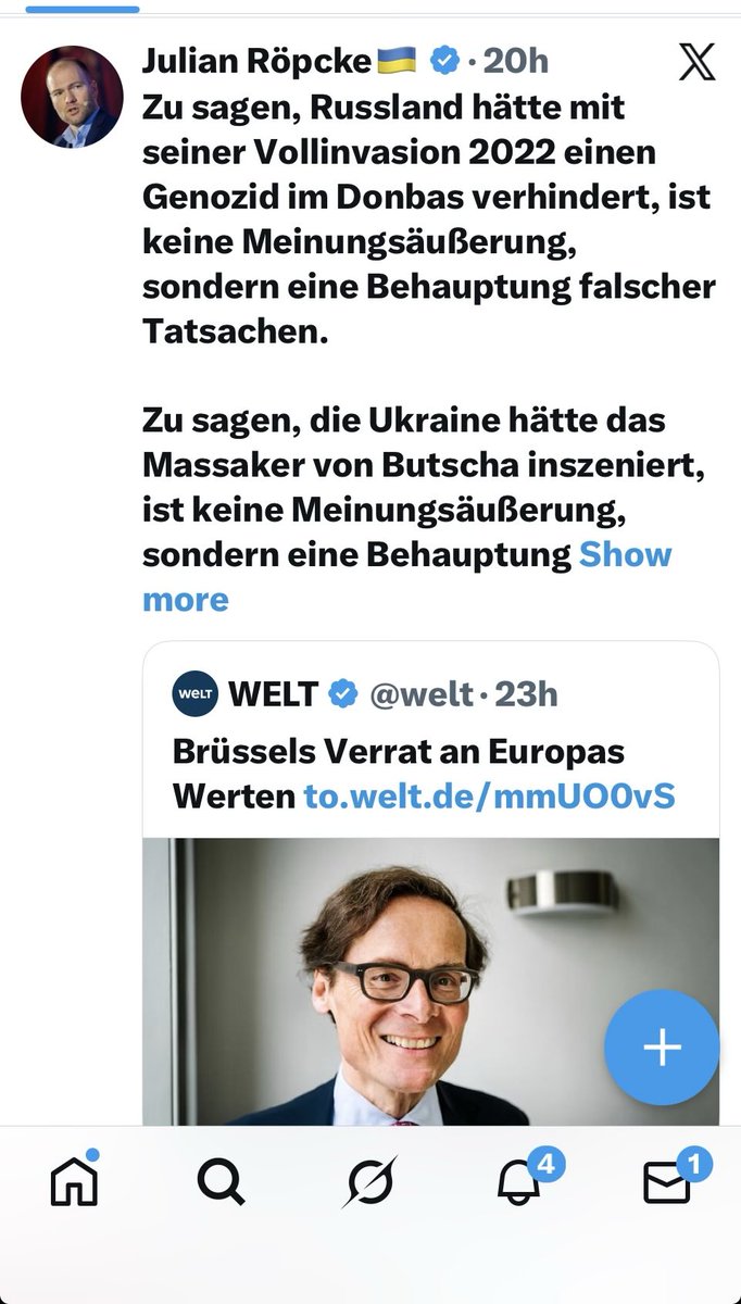 Mit der Bitte um Weiterleitung, da diese Person mich geblockt hat 😘🙏
Sehr geehrter Herr Röpcke, Sie betreiben eine Methode, die man in der Wissenschaft sofort als unseriös entlarvt: Sie ersetzen Begründung durch Etikett. Abweichende Deutung = „falsche Tatsachen“. Ende der