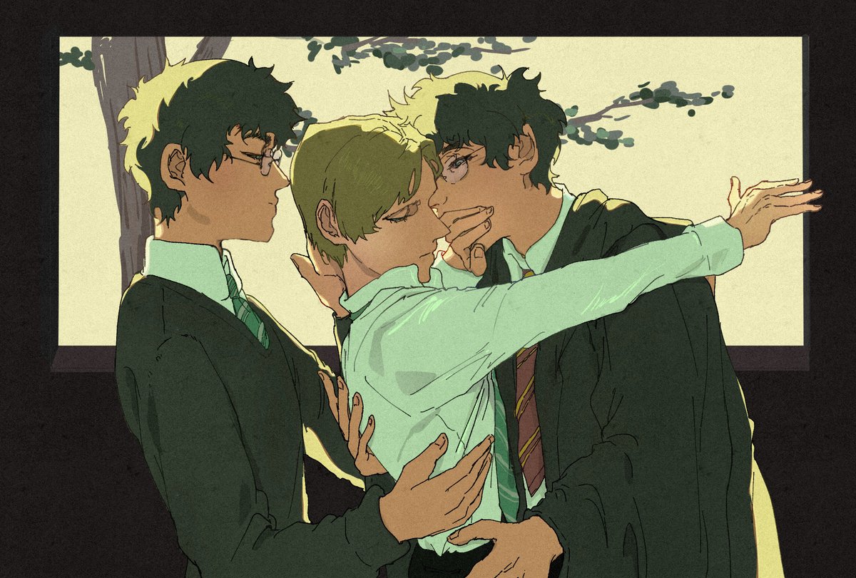 xuerou_su's tweet photo. 🐍🍏🦁
#drarry #hpdm https://t.co/cgMJdzS4WW