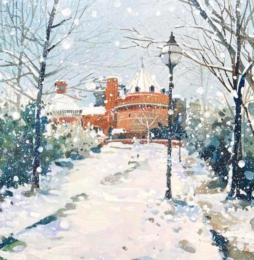 VGrainger's tweet photo. “Do nothing but eat and make good cheer/ And praise God for the merry year!”🎉 #Shakespeare’s Silence #HenryIVPart2👑 Happy #NewYearsEve 🥳!🥂/☕️😆🫶🏻✨
🎨Shallow & Silence by J Coghlan c1820🤫 & the Swan Theatre Stratford-upon-Avon in the snow🤍 by #ClaireHenley❄️ https://t.co/K1mXjK9qRG