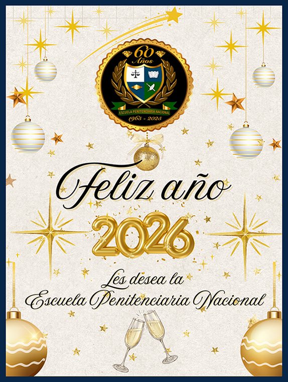 Cerramos un año de aprendizajes, retos y logros compartidos. Agradecemos el compromiso, la vocación de servicio y el esfuerzo de quienes, día a día, creen en la formación como motor de transformación del sistema penitenciario.
Feliz y próspero año 2026.