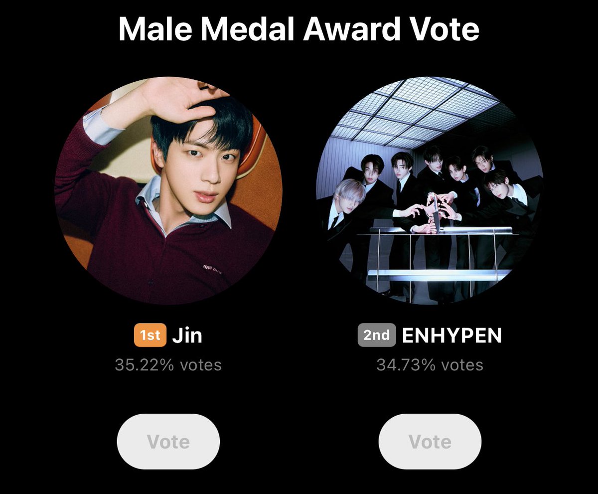 🚨 ARMY, INCREASE THE GAP 🚨

🗳 global.prizm.co.kr/story/gda25

VOTE FOR JIN 
#GDAforJIN