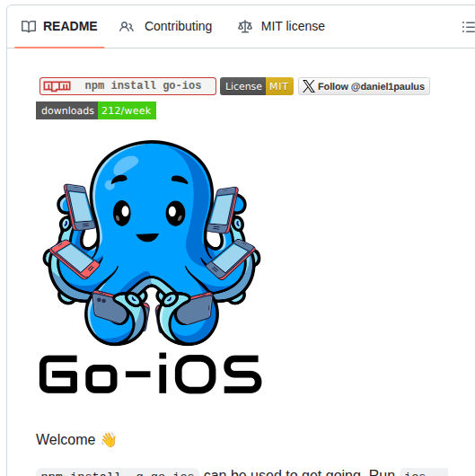 tom_doerr's tweet photo. Automates iOS devices on Linux and Windows

https://t.co/JGrICnKqiI https://t.co/xpumG3mGiU
