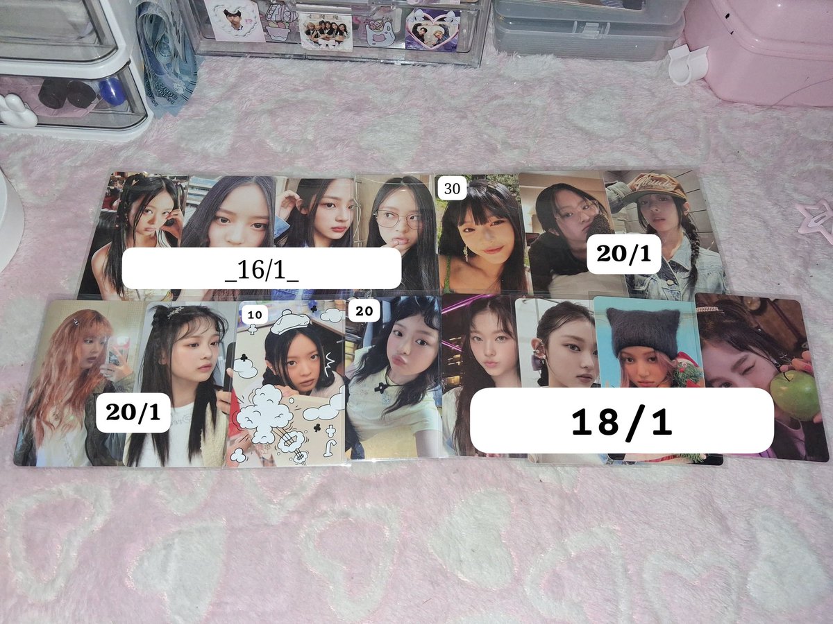 rinsyinablue_'s tweet photo. Wts girl grup IVE, NJ. 
𝐷𝑜𝑚 : 𝘑𝘢𝘵𝘦𝘯𝘨
𝘦𝘹𝘤 admin oren, free pack. 
ayoo take guys, bisa cod 😄😄
#wts #IVE #NewJeans #kpop #photocard #ina🇮🇩 https://t.co/loHuAVpdme