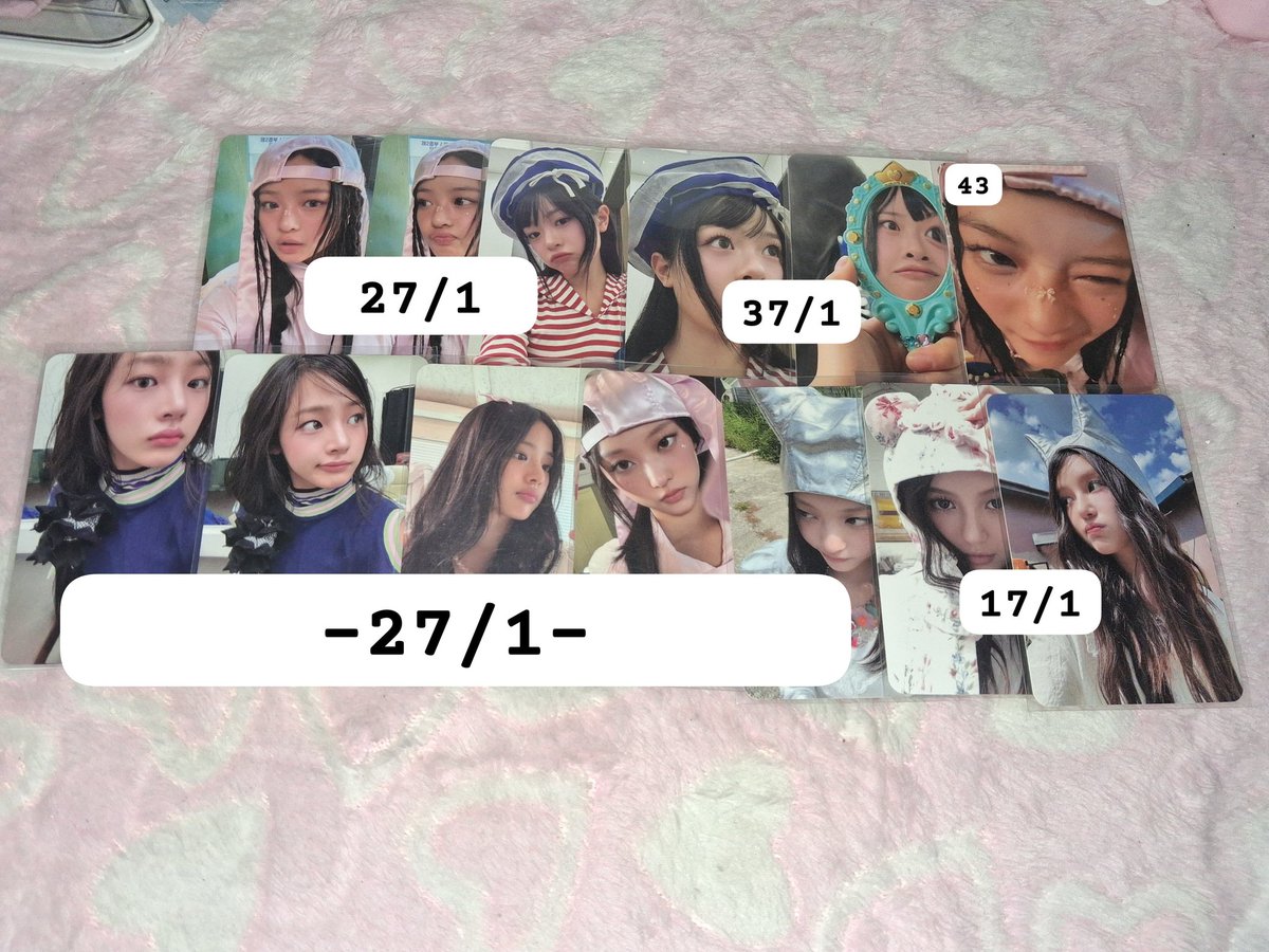 rinsyinablue_'s tweet photo. Wts girl grup IVE, NJ. 
𝐷𝑜𝑚 : 𝘑𝘢𝘵𝘦𝘯𝘨
𝘦𝘹𝘤 admin oren, free pack. 
ayoo take guys, bisa cod 😄😄
#wts #IVE #NewJeans #kpop #photocard #ina🇮🇩 https://t.co/loHuAVpdme