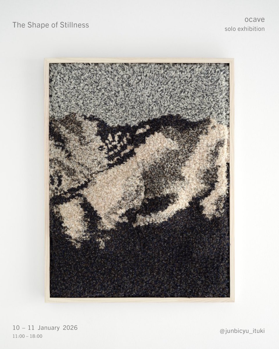 [五木]
1/10土・11日
ocave
「The Shape of Stillness」
11:00-18:00