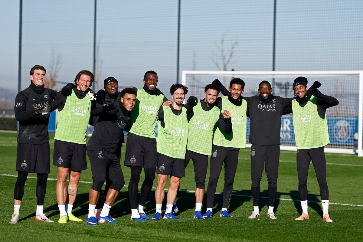 PSG_inside's tweet image. Une dernière séance en 2025 ! 😁