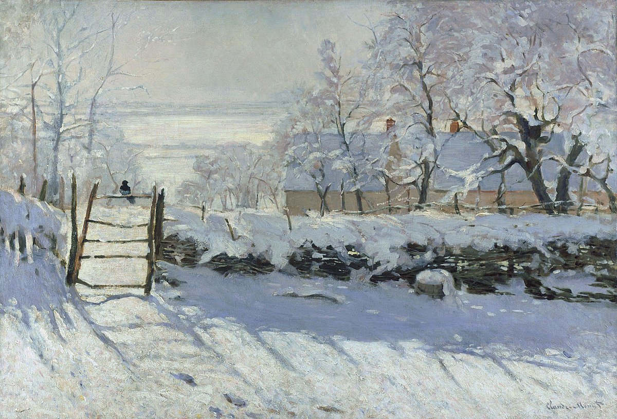 impression_ists's tweet image. Monet, Winter