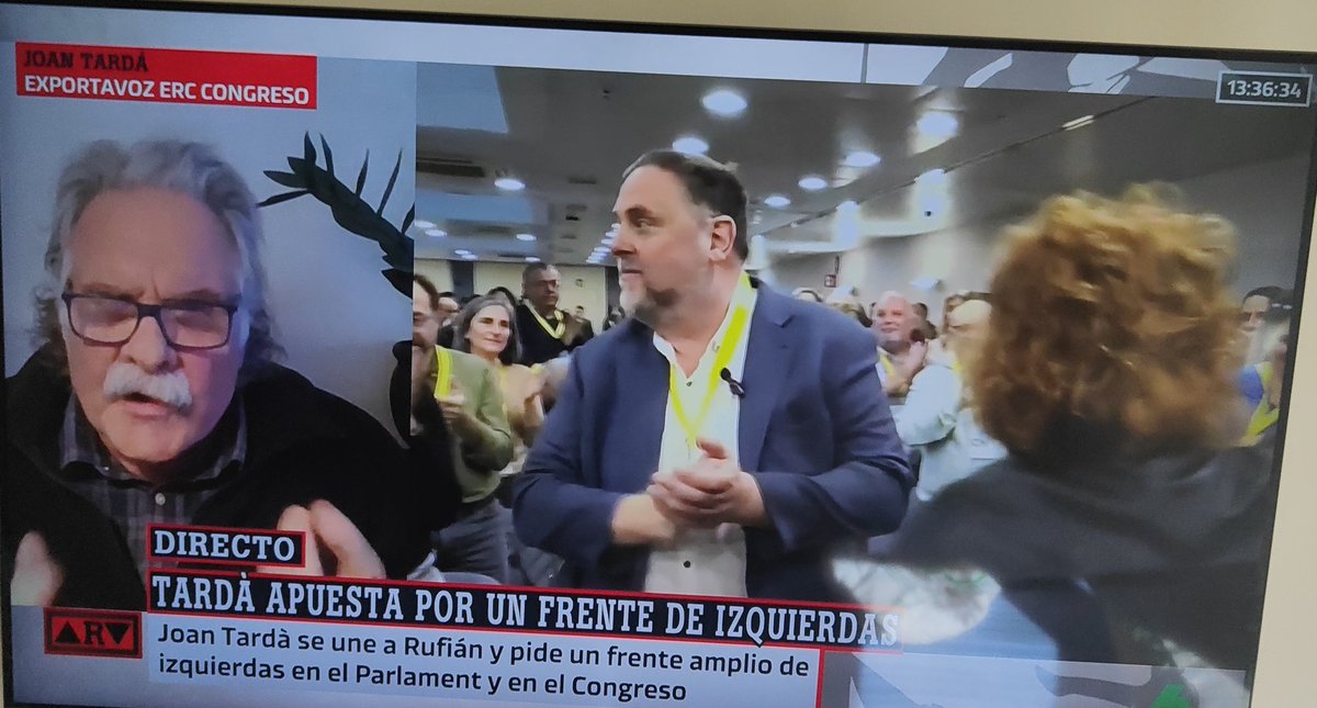 Que dice el patán de Tardá de <a href="/Esquerra_ERC/">Esquerra Republicana</a> que rara un frente común de izquierdas.
El mismo grupo que pide una fiscalidad exclusiva para una parte de España y que jodan al resto. 
Mentalidad de izquierdas le llaman 🤮🤮