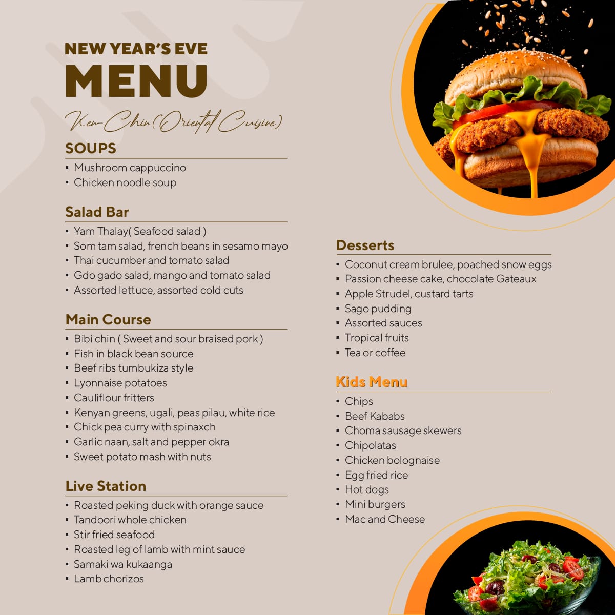 Celebrate the season around a table filled with flavour, warmth, and togetherness. Our festive lunch and dinner buffet is thoughtfully curated for moments worth sharing, perfect for family gatherings, friendly catch-ups, and end-of-year celebrations.

What to expect:
• Adults