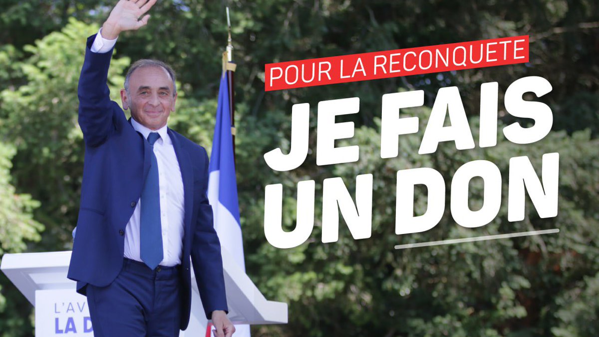 ⏰ Dernières heures avant 2026.

L’État gaspille.
Nous, on agit.

Jusqu’à minuit, soutenir ce combat, c’est agir concrètement, et récupérer 66% de votre don.

👉 soutien.ericzemmour.fr