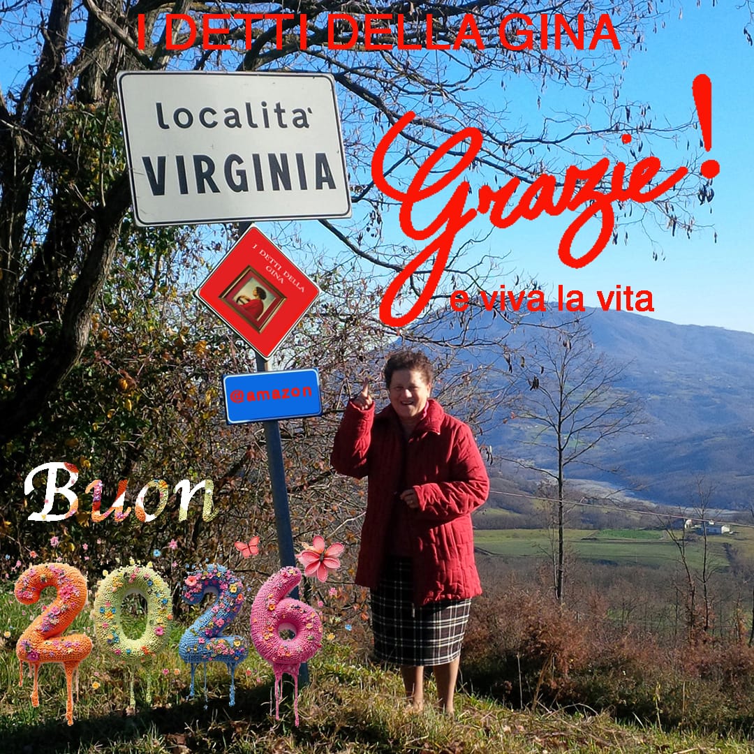 Buon Anno con “I detti della Gina” di Virginia (Gina) Panzeri 
#letteratura #libri #leggere #books #bookstagram #libridaleggere #libreria