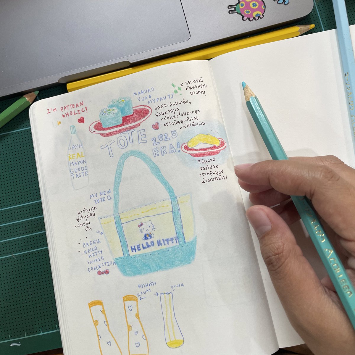 ⭐️ 2025⭐️🍪✌🏼💕
ปีนี้เป็นปีที่ได้วาดรูปเยอะมากกว่าปกติ ตั้งเเต่เรียนจบมาเหมือนไฟหายไปเพราะทำงานละก็ไม่ค่อยได้โฟกัสตรงนี้ + คิดไม่ออก; • ; พอมาวาดอะไรที่อิน เเละ จอยมากๆก็สนุกมากๆวาดอะไรที่อยากวาดฟีลมันดีจริงๆ เหมือนได้กลับมาสนิทกับมือตัวเอง ไอตรงจุดนี่ละที่ดีใจมากๆจริงๆ🥹