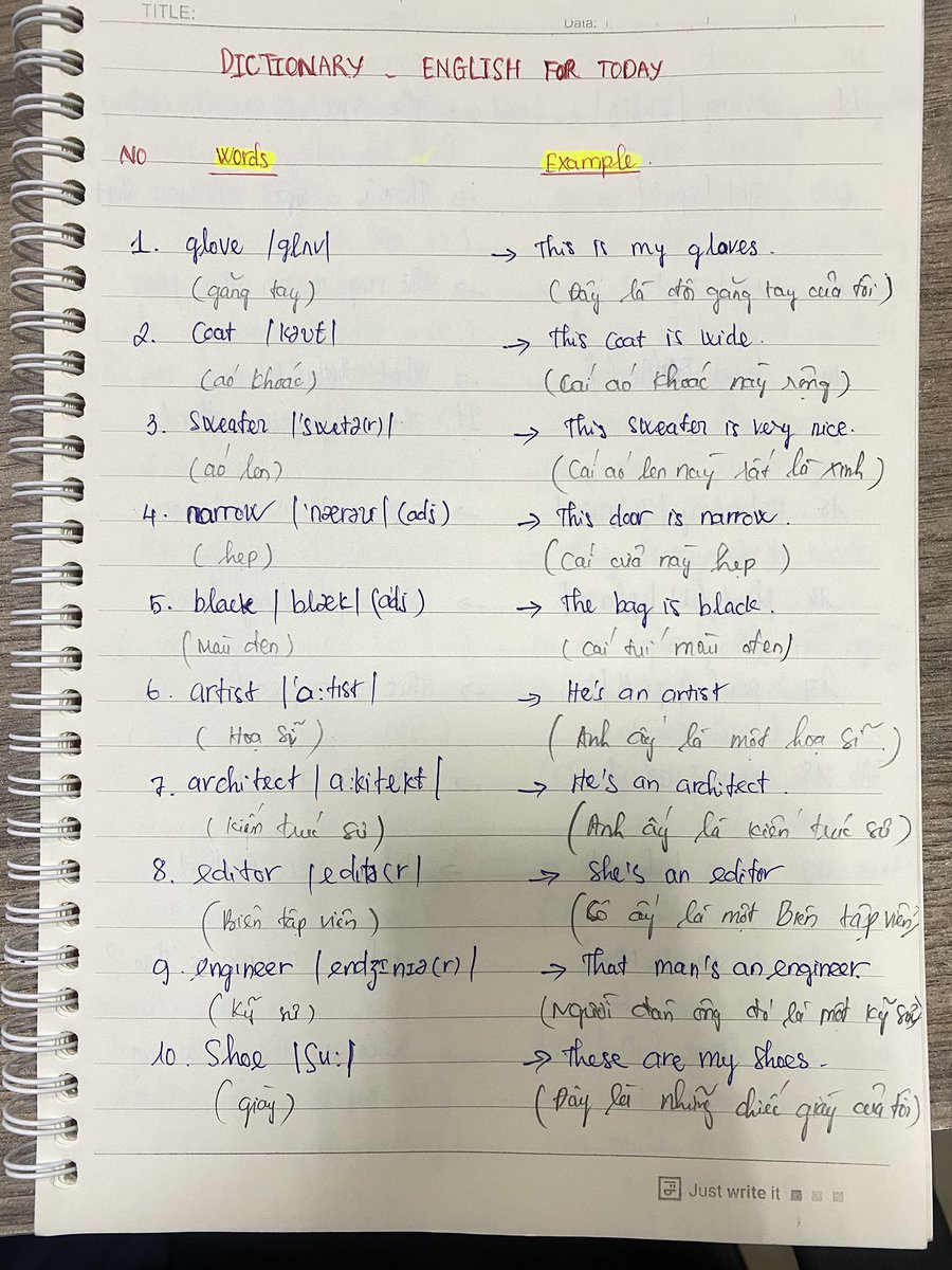 thom_bui20314's tweet photo. Dear Teachers of Class 1B!
This my Dictionary Exam
Thơm Bùi. B107
👉 Thanks so much!
@AnnaNguyen1921 @msTuyenPCM @Maiuyen1208 @sofiatamnguyen @Quyngocmart https://t.co/DjXKseM0Or