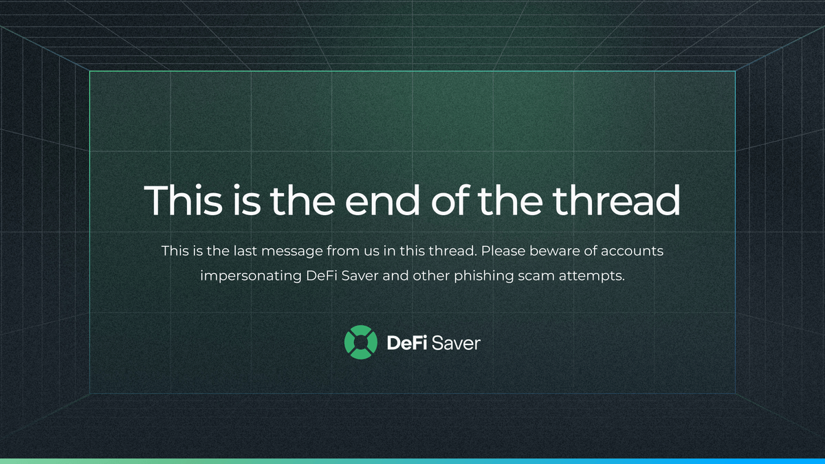 DeFi Saver tweet media