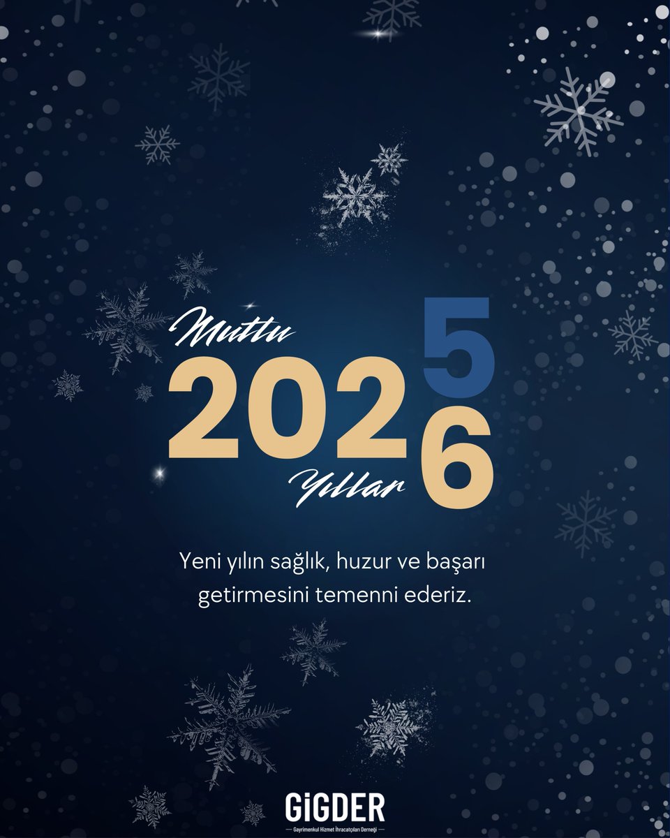 2026’nın üyelerimiz ve sektörümüz adına olumlu gelişmeler getirmesini diliyor; yeni yılınızı sağlık, huzur ve bereket temennilerimizle kutluyoruz.

#yılbaşı #yeniyil2026