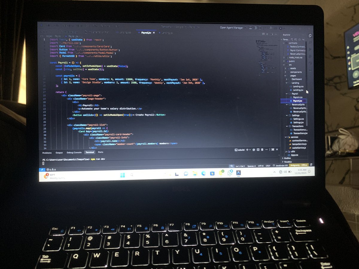 Nothings better building stuffs with <a href="/tempo/">Tempo</a>  on the last day of 2025 ..