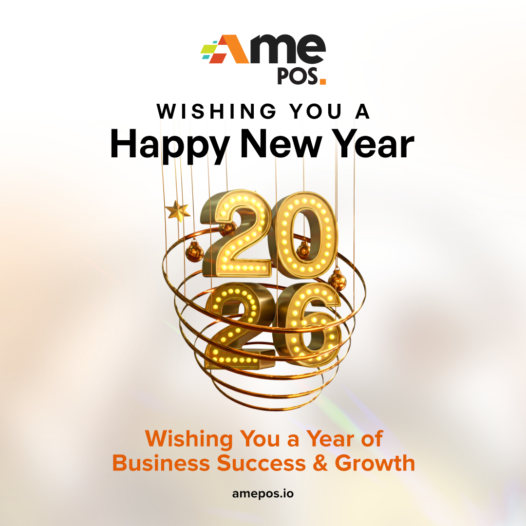 Thank you to every restaurant and retail partner who grew with us.
In 2026, we remain committed to simplifying operations and supporting your success.

 Wishing you a year of growth and prosperity.
#HappyNewYear2026 #AMEPOS #RetailBusiness #RestaurantSuccess